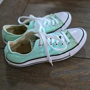 Converse Chuck Taylor All Star Low Top Mint Green Women's Size 7, Men's Size 5